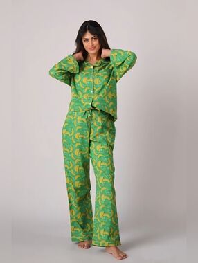 Mahogany Banana Shorts PJ Set 100%cotton.